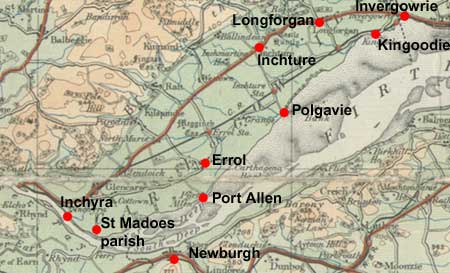 Map of Carse of Gowrie