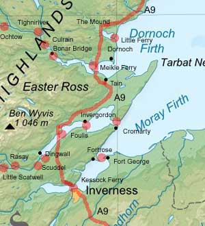Ferries mentioned in the Statistical Accounts -