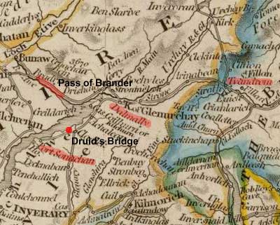 Map of Glenorchy parish