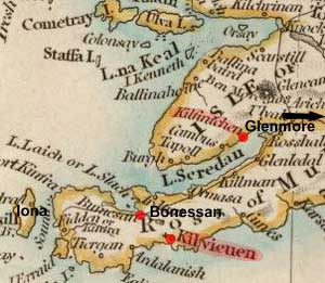 Map of Kilfinichen