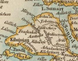 Map of Kilninian and Kilmore