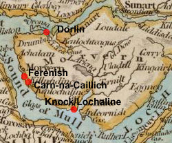 Map of Morvern