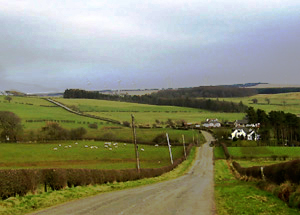 Road from Eaglesham to Cleughearn Lodge, started by the Earl of Eglinton